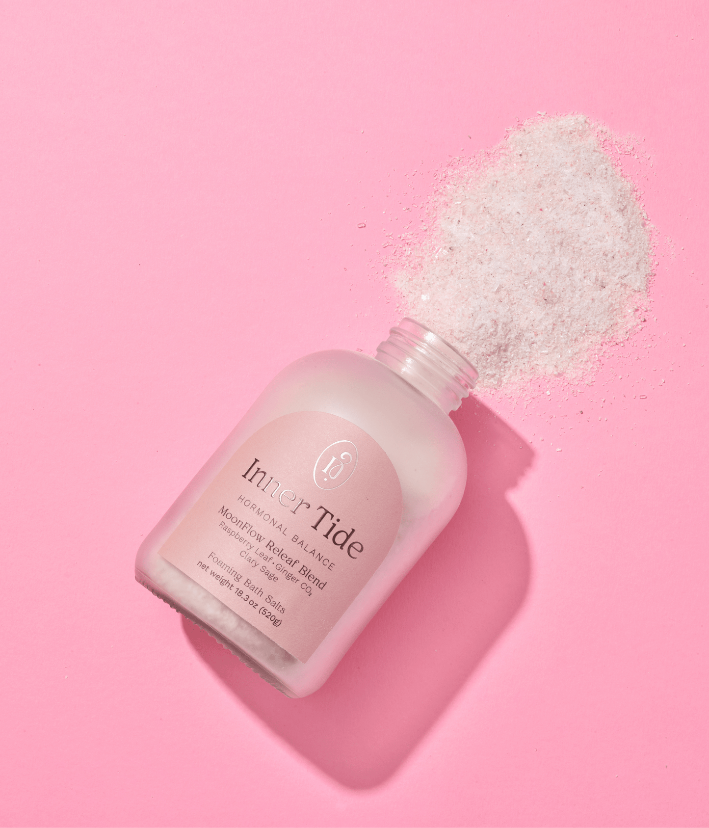 Inner Tide | Raspberry Leaf + Clary Sage | PMS Cramp-Soothing Effervescent Mineral Bath