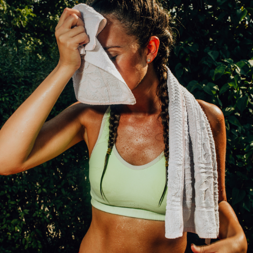Woman post-workout