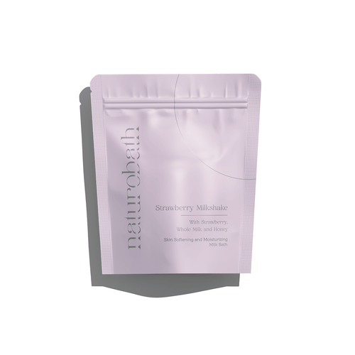 Strawberry Milkshake | Sheep Milk + Lactic Acid | Skin-Smoothing Dermal Milk Soak