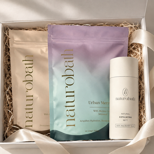 Silk & Soak | Luxury Body Care Gift Set with Mulberry Silk Mitt