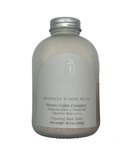 Hush Foaming Bath Salts – Stress Relief Bubble Bath Soak