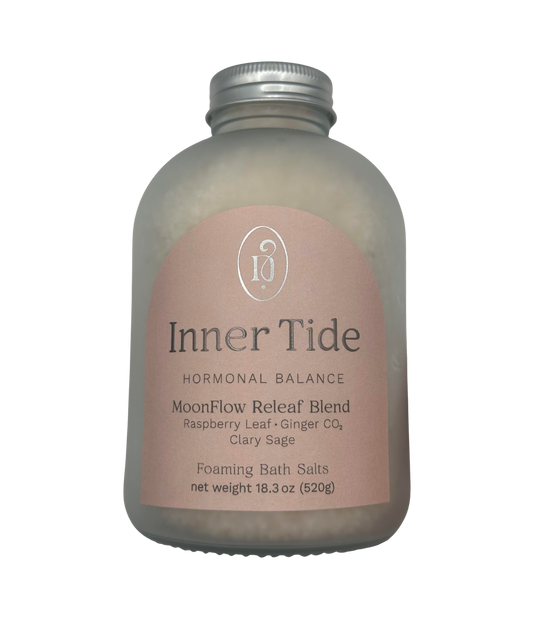 Inner Tide Foaming Bath Salts – Hormone Balance & PMS Relief Soak